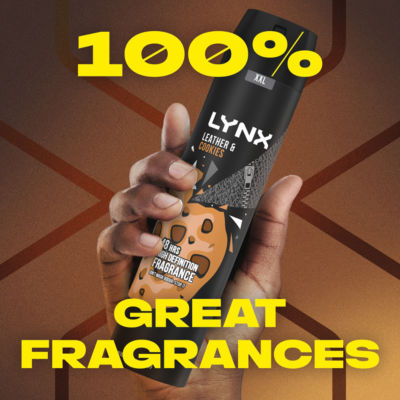 Lynx Men's Body Spray Leather and Cookies 250 ml, UK version