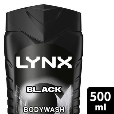 Lynx Black body wash 500 ml, UK version