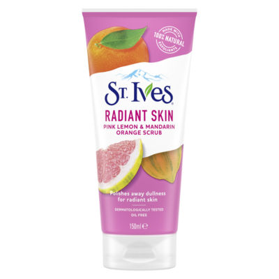 St. Ives pink lemon and mandarin orange face scrub 150ml (British brand)