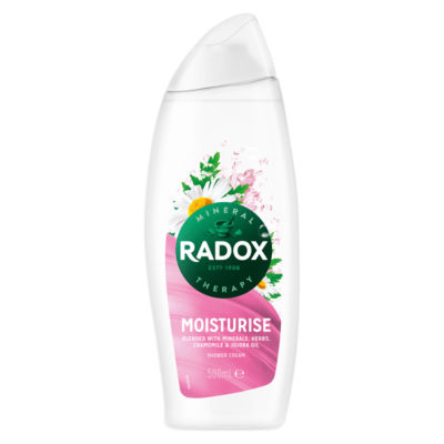Radox Shower Gel Feel Moisturised 450 ml, imported from the UK