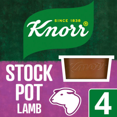 Knorr lamb stock pots 4x28g, UK version