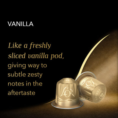 L'OR vanilla coffee pods X10, UK version