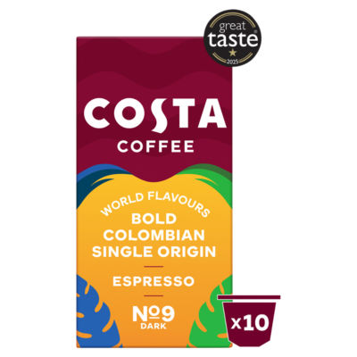 Costa Coffee Colombian Espresso Pods 10 pack - British product