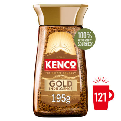 Kenco Gold Indulgence instant coffee 195g, UK version