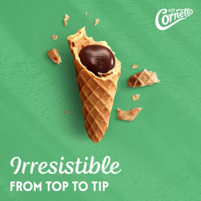 Cornetto Mint Ice Cream Cones 6 pack 90ml - British product