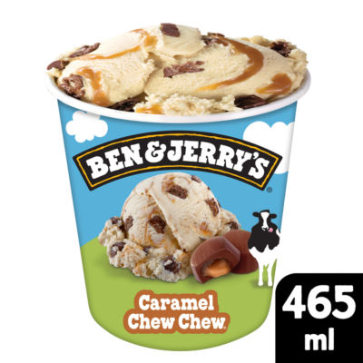 Ben & Jerry's Caramel Chew-Chew Ice Cream 465ml - British product