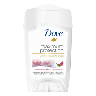 Dove anti-perspirant cream deodorant pomegranate and lemon verbena 45ml - British product