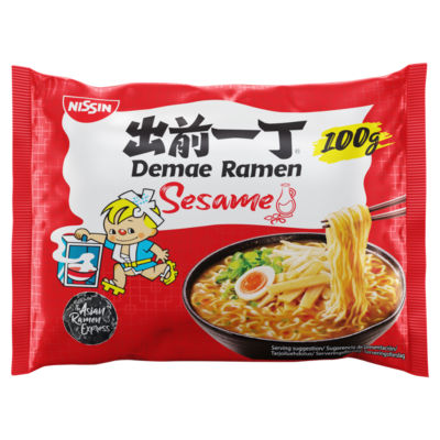 Nissin Demae Ramen Sesame Flavour packet (British brand)