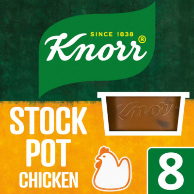Knorr Chicken Stock Pots 8x 28g Concentrated Chicken Stock
