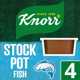 Knorr fish stock pots 4x28g, UK version