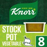 Knorr vegetable stock pots 8x 28g, imported from the UK