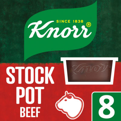 Knorr beef stock pots 8x28g, UK version