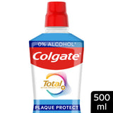 Colgate Total Plaque Protect Peppermint Mouthwash 500ml - British product