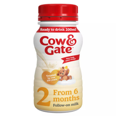 Cow & Gate Follow-On Milk from 6 months 200ml - British product