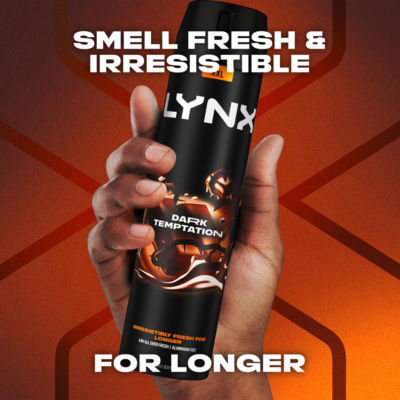 Lynx Dark Temptation men's body spray 250ml, UK version