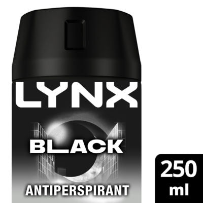 Lynx black anti-perspirant spray 250ml, UK version