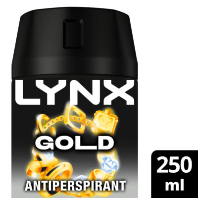 Lynx Gold Anti-Perspirant Deodorant Spray 250ml, UK version