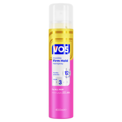VO5 Invisible Firm Hold Hairspray Hair Styling Spray 289g