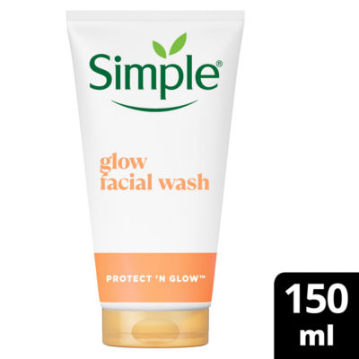 Simple Clay Cleanser Glow+ 150 ml (British brand)