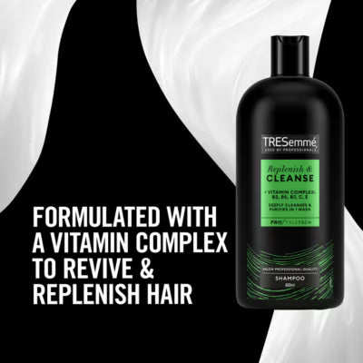 TRESemme Shampoo Replenish & Cleanse 900 ml (British brand)