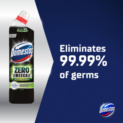 Domestos Zero Limescale Nettoyant pour toilettes Citron vert 750 ml