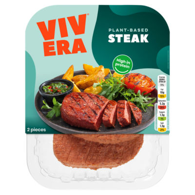 Vivera plant-based steaks 200g (British brand)
