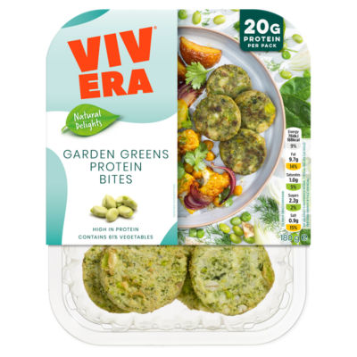 Vivera Garden Greens protein bites 180g (British brand)