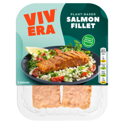Vivera plant-based salmon fillet 200g (British brand)