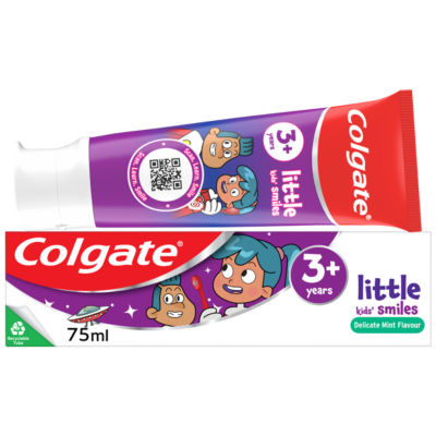 Colgate Little Kids' Smiles toothpaste delicate mint 75ml - British product