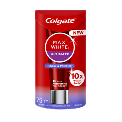 Colgate Max White Ultimate Renew + Protect toothpaste 75ml - British product