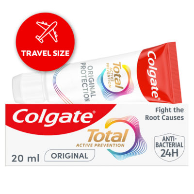 Colgate Total Active Prevention travel toothpaste 20ml - British product