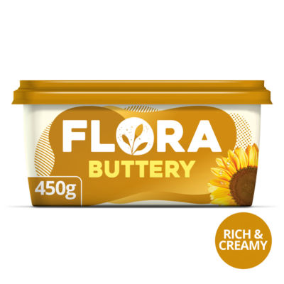 Flora Buttery Butter Alternative 450g - British product