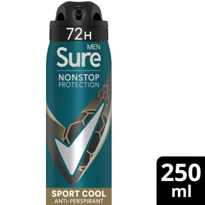 Sure Nonstop Sport Cool Anti-Perspirant Spray 250ml