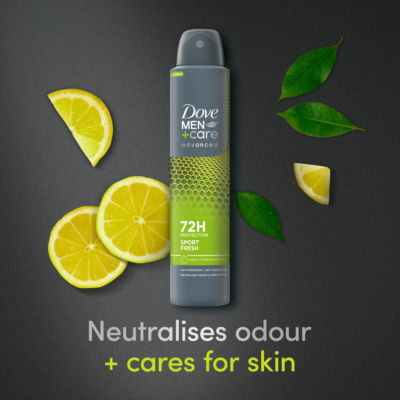 Dove anti-perspirant deodorant spray Sport Fresh 200ml - British product