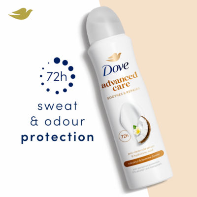 Dove Anti-Perspirant Spray Coconut and Jasmine Flower Scent 200ml - British product