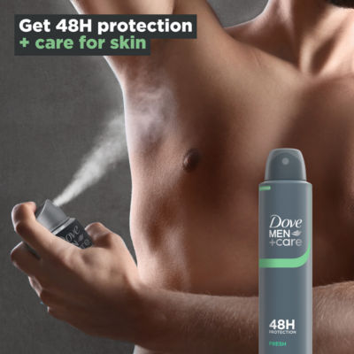 Dove Men+Care Fresh Anti-Perspirant Aerosol 200ml - British product