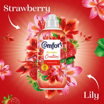 Comfort Fabric Conditioner Strawberry & Lily 900 ml - British product