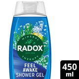 Radox Feel Awake 2-in-1 shower gel 450 ml, imported from the UK