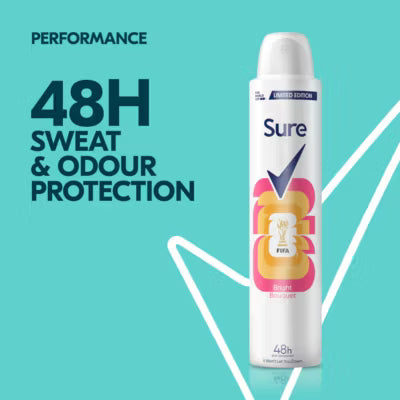 Sure Bright Bouquet anti-perspirant aerosol 200ml (British brand)