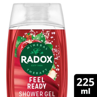 Radox Feel Ready Shower Gel 225ml fruity scent, imported from the UK