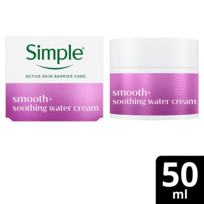 Simple Smooth+ Facial Moisturiser 50 ml (British brand)