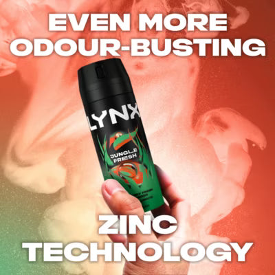 Lynx Jungle Fresh body spray 150ml, UK version