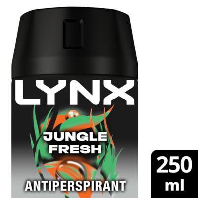 Lynx Jungle Fresh Anti-Perspirant Spray 250 ml, UK version