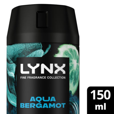Lynx Aqua Bergamot Body Spray 150 ml, UK version