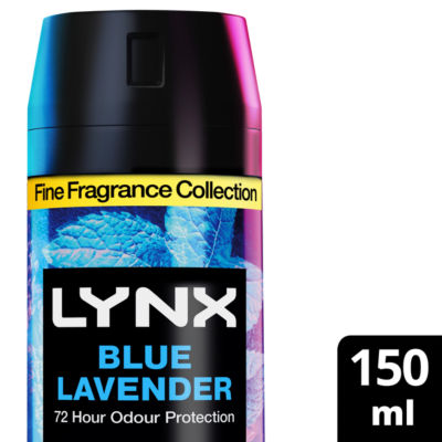 Lynx Blue Lavender men's deodorant body spray 150 ml, UK version