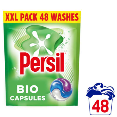 Persil Bio laundry capsules 48 washes, imported from the UK