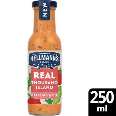 Hellmann's Thousand Island Salad Dressing and Dip 250 ml, UK version