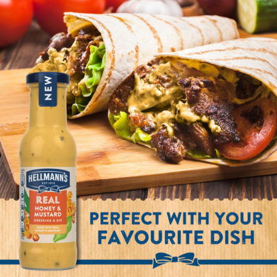 Hellmann's Real Honey & Mustard Salad Dressing & Dip 250 ml, UK version