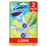 Domestos lime toilet rim block 2x 50g - British product