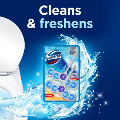 Domestos Ocean Rim Blocks 2 x 50 g - British product